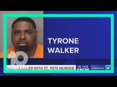 Man arrested, charged with  murder in St. Pete