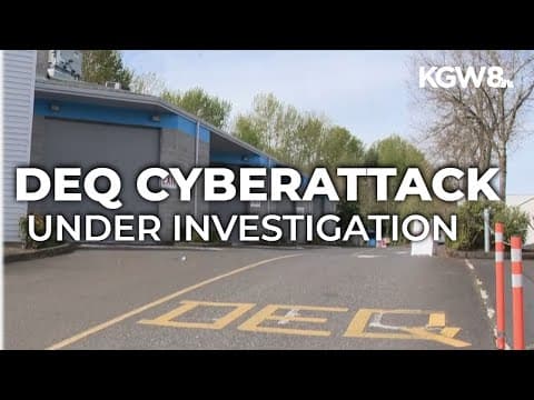 Stolen information from Oregon DEQ cyberattack allegedly released on dark web