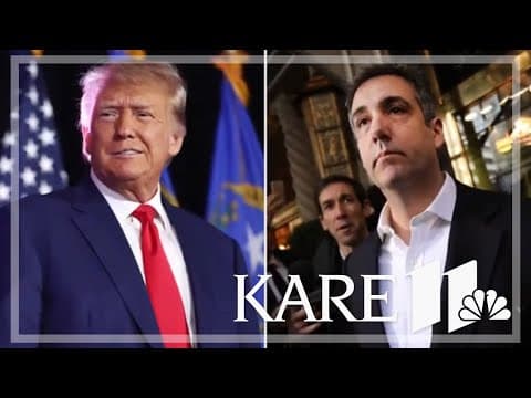 Michael Cohen grilled on lies, criminal record at Former President Trump's 'hush money' trial