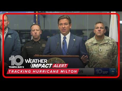DeSantis says the state is trying to bring in as much gas as possible ahead of Milton