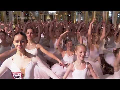 353 ballerinas dance on tiptoes in one place to break world record