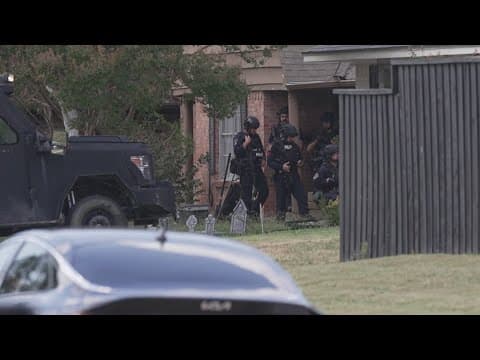 SWAT standoff outside a home in Farmers Branch