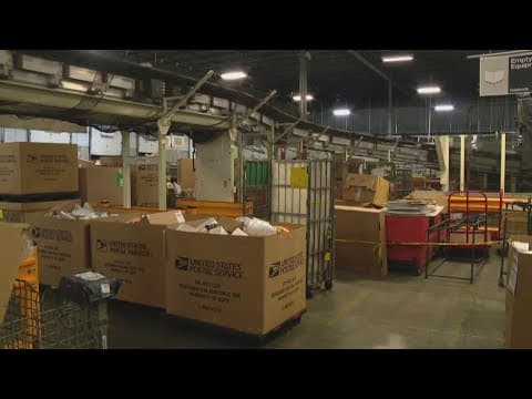 Packages still getting jammed at USPS facility