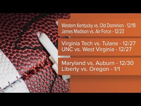 These DMV college football teams are headed to bowl games