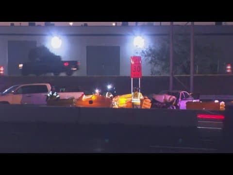 Three-car crash closes Highway 287, causing a traffic backup