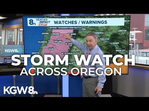 Thunderstorms rolling into Portland metro area, bringing hail and heavy rain