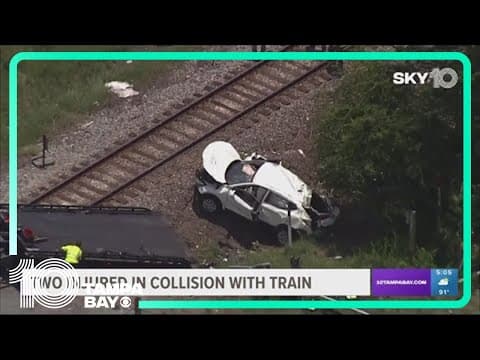 2 women in SUV survive train collision in Tampa