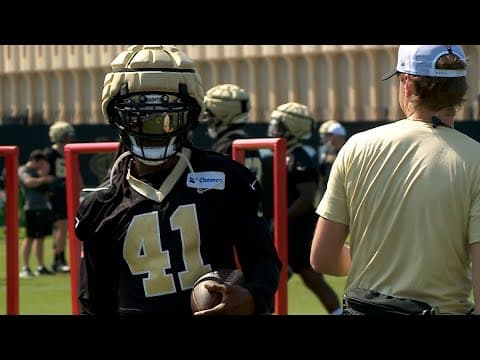 Saints Camp Day 3 post-practice interviews