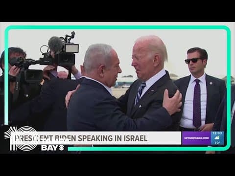President Biden speaks in Israel after Gaza hospital bombing