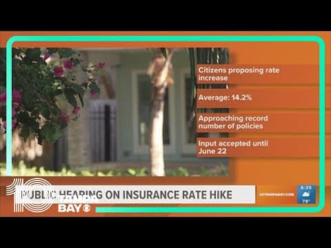 Citizens Property Insurance proposes rate hike at public hearing