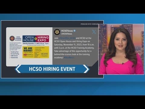 HCSO hosts open house, hiring event to recruit 500 detention officers