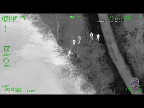 Police track fleeing drug suspect with infrared camera in Fairfax, Virginia
