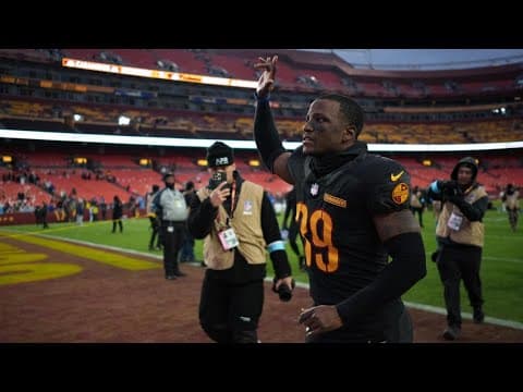 Commanders' Jeremy Reaves rewarded by his teammates for his inspiring display of resiliency