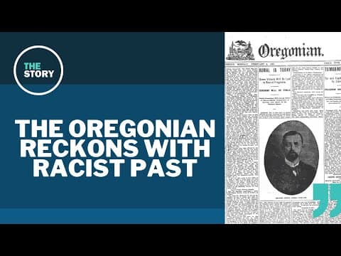 The Oregonian reckons with its racist past, issuing apology