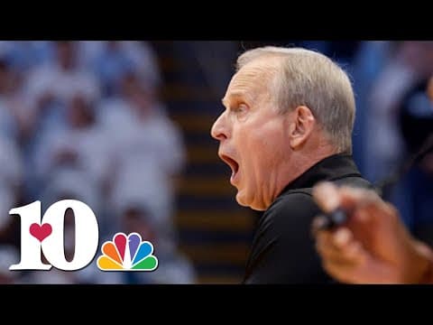 Vols Basketball Coach Rick Barnes speaks after win against Ole Miss