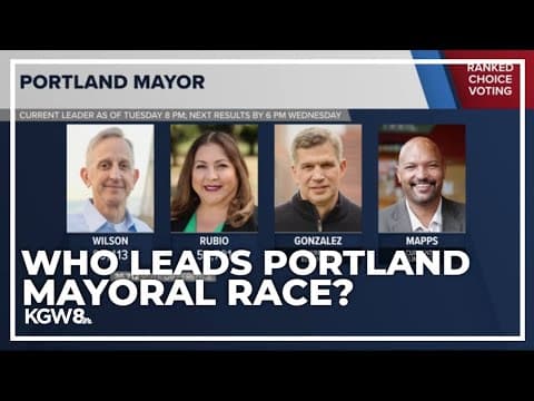 Keith Wilson leading initial results in Portland mayoral race
