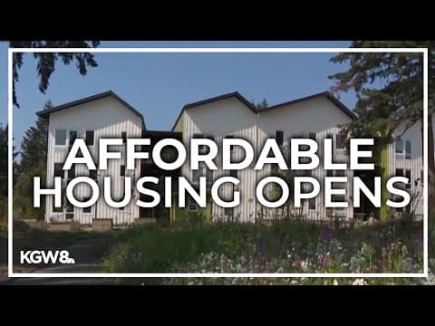 Grand opening of 171-unit affordable housing for farm workers and veterans in Oregon City