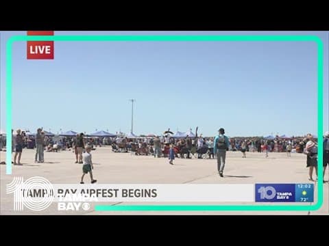 Opening ceremonies kick off at Tampa Bay AirFest 2024