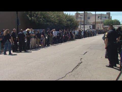 Latest as North Texas officer killed while working highway crash remembered