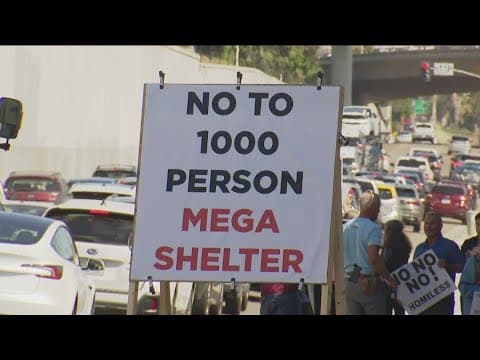 Residents rally against proposed 1,000-person San Diego homeless shelter