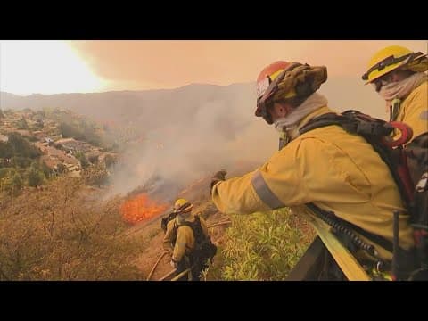California wildfires continue in Los Angeles area