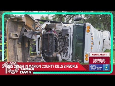 Arrest made in bus crash that killed 8 farmworkers, driver facing DUI manslaughter