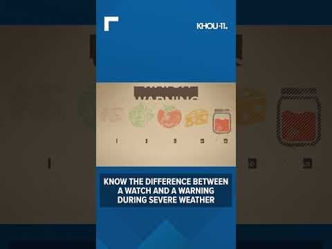 Watch vs Warning: The taco analogy for severe weather alerts #shorts