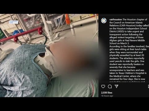 Afghan student shares account of alleged attack inside HISD school