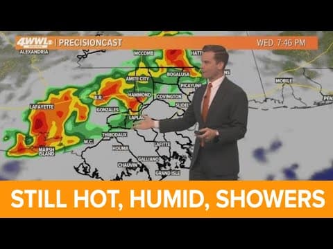 New Orleans Weather: Still hot, humid with a chance for t-storms