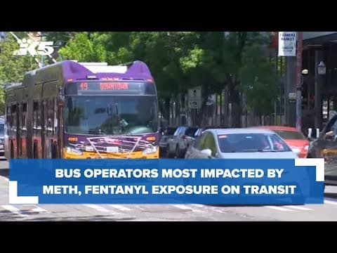 Bus operators most likely to be impacted by fentanyl, meth levels on transit, UW study finds