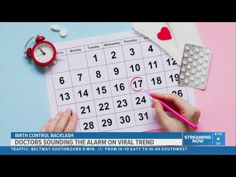Doctors warn against trend of influencers urging women to ditch hormonal birth control