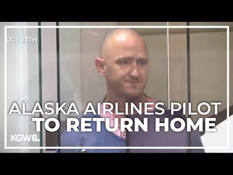 Former Alaska Airlines pilot to be released from federal custody