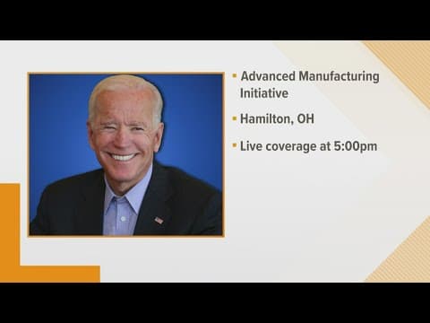 President Biden visits southwest Ohio to talk manufacturing