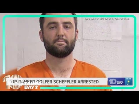 Scottie Scheffler arrested on his way to PGA Championship for traffic violations