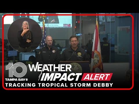 DeSantis: 4 killed, including a 13-year-old, in Hurricane Debby