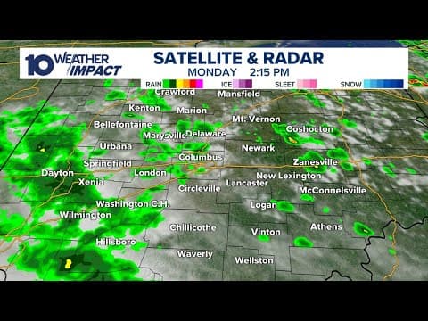 LIVE RADAR: Tracking threat of strong storms in central Ohio Monday
