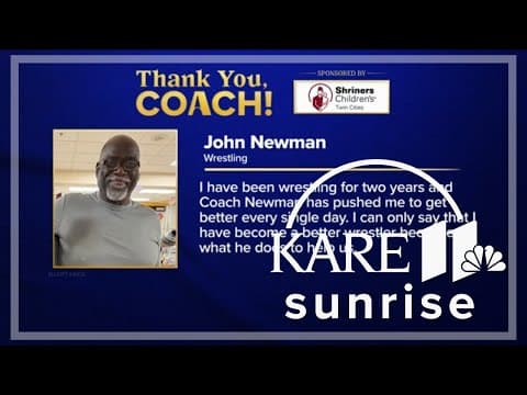 Thank you, Coach! Wrestler honors influential coach