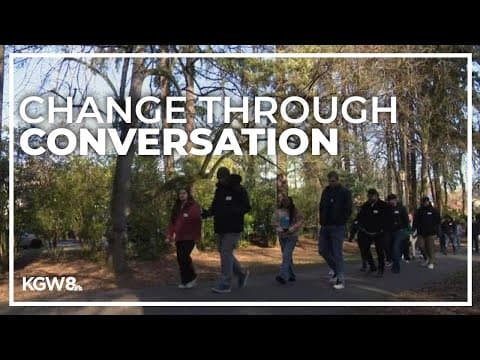 'Talk a Mile' event aims to build trust between Portland police, Black community members