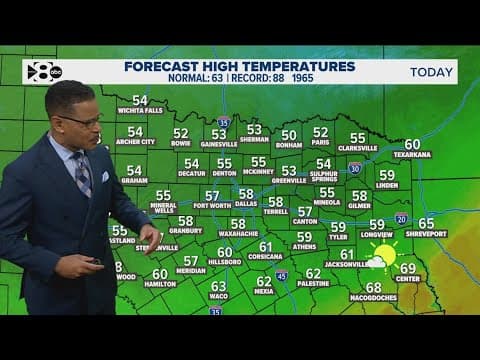 DFW Weather: Cold fronts move into North Texas, severe weather affects other travel destinations