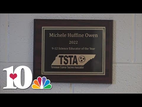 East TN high school teacher recognized statewide for excellence in education