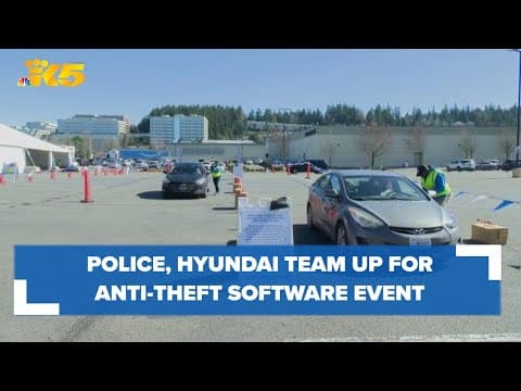 Hyundai teams up with police departments to host anti-theft software installation events