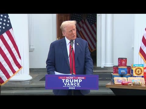 Trump holds press conference, rails against 'failing economy'