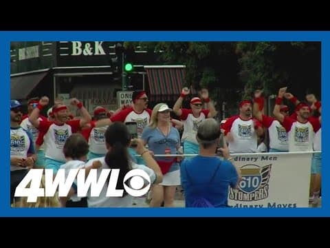 610 Stompers parade with Dancing Grannies in Wisconsin