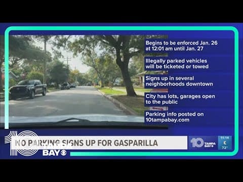 Here's your parking guide for Gasparilla 2024