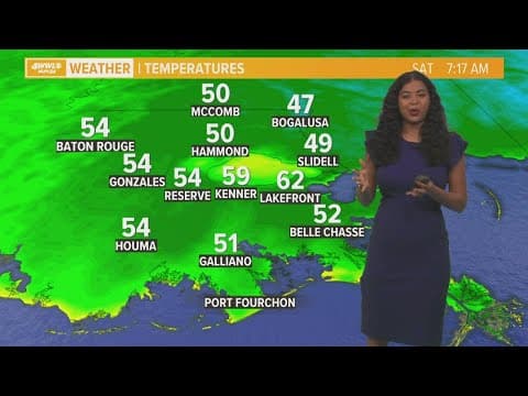 New Orleans Weather: Cool mornings, warm days