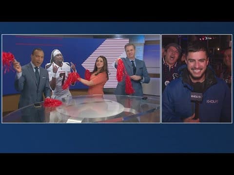 Texans fans invade KC, hope to come back to Houston with a W!