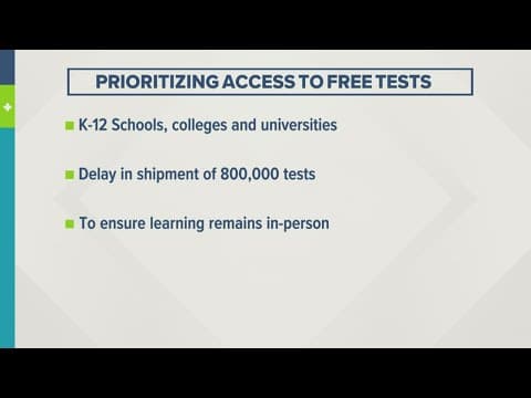 Ohio to prioritize state’s supply of COVID-19 tests for K-12 schools, colleges