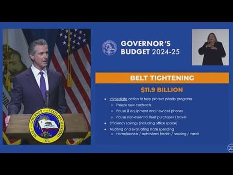 Gov. Newsom announces $38B deficit, proposes tapping reserves and cutting spending to close it