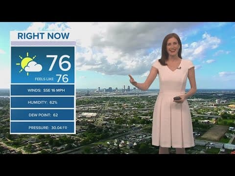 New Orleans Weather: Warming up but still nice weather for Easter Sunday