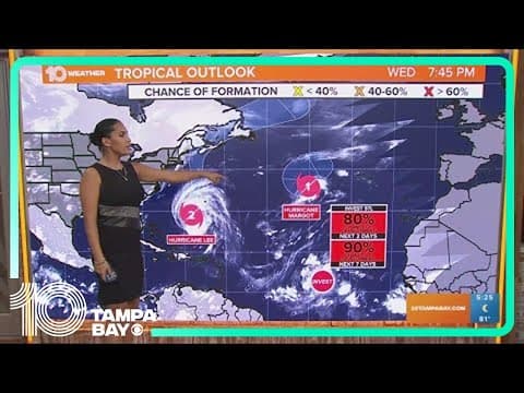 Tracking the Tropics: 2 hurricanes in the Atlantic, new tropical depression likely | 5 a.m. Thursday